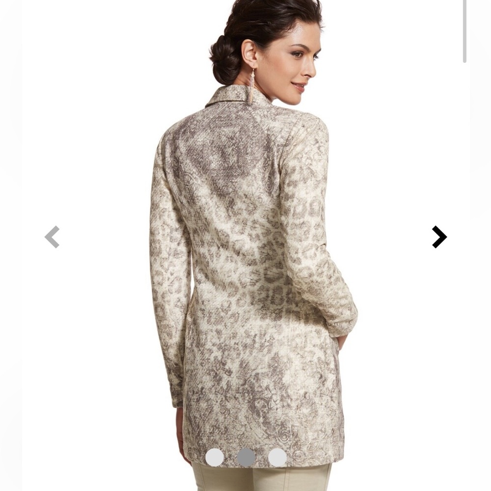 CHICO’S TEXTURED JACKET, NWT